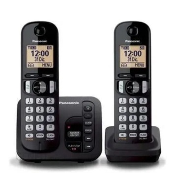 Telefon Stacjonarny Panasonic KX-TGC222 Czarny Bursztyn