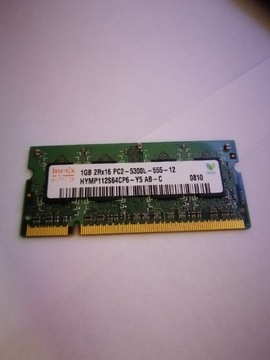 Pamięc RAM 1GB ddr2 Hynix