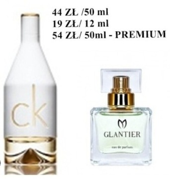 Perfumy Glantier Premium Calvin Klein 50ml i grati