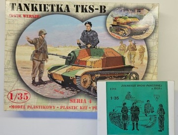 Tankietka TKS Mirage + Załoga i oficerowie GRATIS