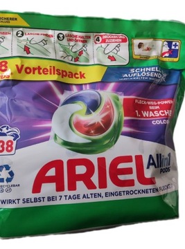 Ariel All in1 Color 38kapsułek DE