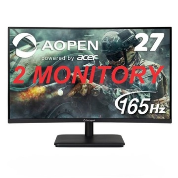 2 x ACER AOPEN 27HC5R PBIIPX 27", 165Hz, gamingowe