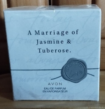 Avon A marriage of Jasmine & Tuberose 30 ml unikat