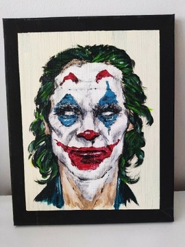 Obraz na płótnie 24x30 akryle joker jocker