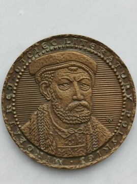 Medal Mikołaj Rej PATYNOWANY