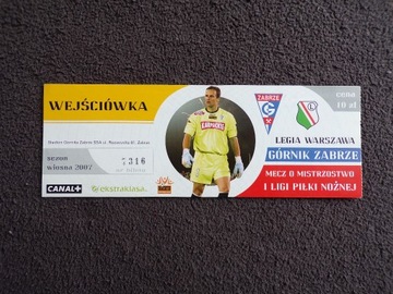 GÓRNIK ZABRZE - LEGIA WARSZAWA WIOSNA 2007