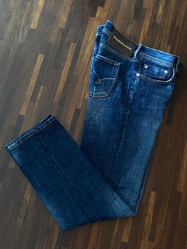 Baldessarini Jeans spodnie pas 88 dł 104 cm 34/32