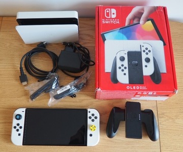 Nintendo Switch OLED White + ETUI (Gwarancja)