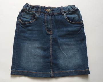 Spódniczka dziewczęca, granat, jeans, 11-12 lat