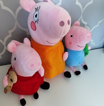 Grające pluszaki świnka Peppa mama świnka i George