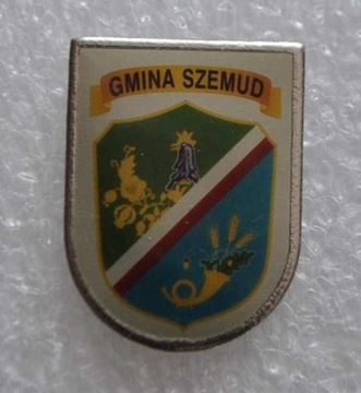 GMINA SZEMUD - przypina, pin, herb