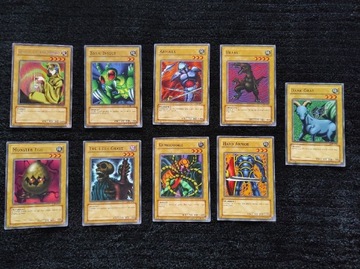 Karty Konami Yu Gi Oh! 9szt