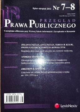 Przegląd Prawa Publicznego Nr 7-8/2012