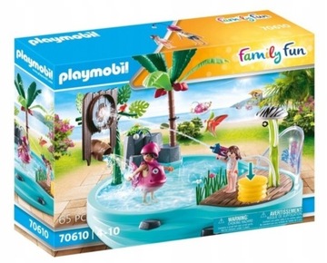 Playmobil Family Fun 70610 Basen z armatką wodną 