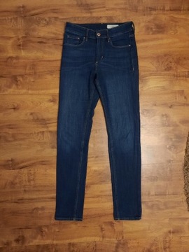 Jeansy, spodnie jeansowe H&M roz. 27x30 z l. wadą