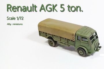 Profesjonalnie wykonany Renault AGK 5Ton 1/72