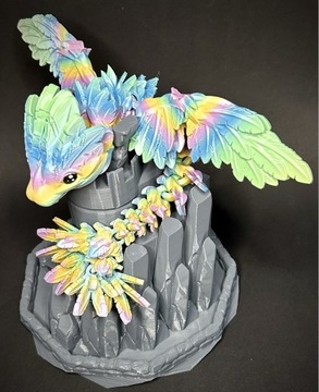Przegubowy smok Flying Serpent 30cm Flexi figurka dragon