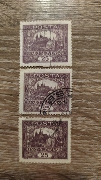 Ładne znaczki Czechosłowackie 1919-20r 