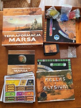 Terraformacja Marsa + Hellas i Elysium  planszetki