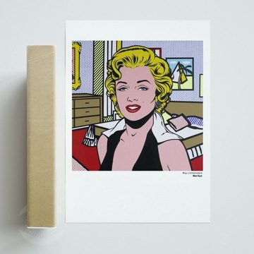 Plakat PopArt Lichtenstein Marilyn Monroe 50x70