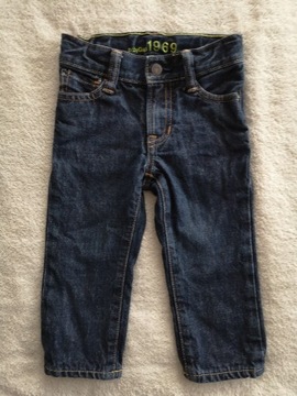 Regulowane jeansowe spodnie Gap 86 - 92 jeansy
