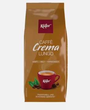 Kafer Kawa Ziarnista Palona Caffe Crema Lungo 1 kg DE