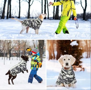 Hjyokuso Płaszcz zimowy dla psa (d10)