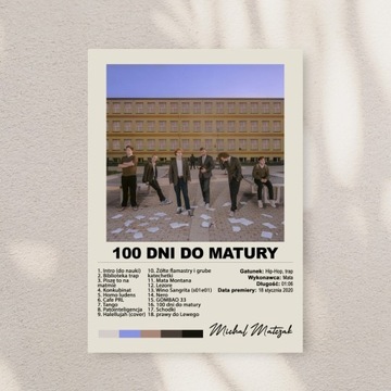 Plakat Mata "100 dni do matury" | A3