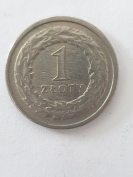 Moneta 1 zł z 1991 roku 