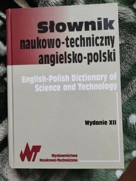 Słownik naukowo-techniczny angielsko-polski w. XII