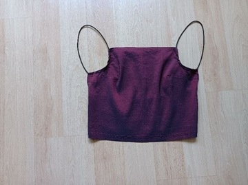 Bluzka top bordo rozmiar38