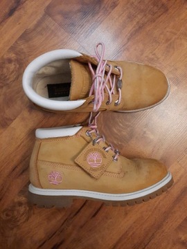 Skórzane buty trapery trzewiki Timberland 35 36