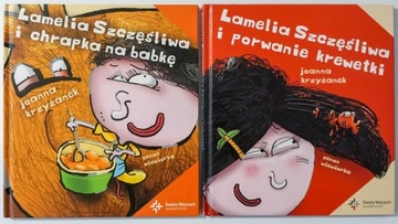 Książki z serii Lamelia Szczęśliwa - 2szt.