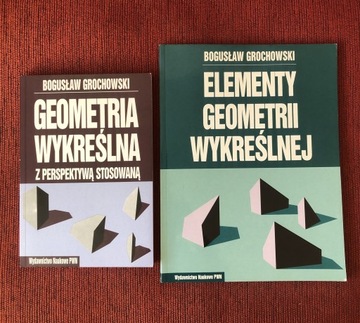 Geometria wykreślna. 2 książki, nieużywane