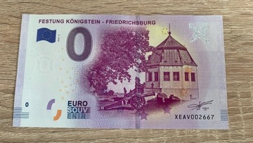    0 Euro Twierdza Konigstein