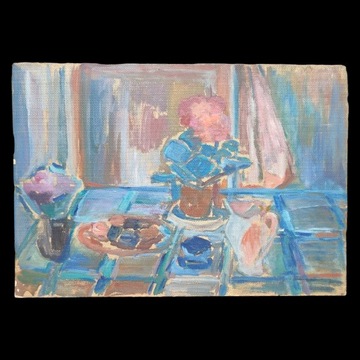Obraz olejny Nakryto do stołu Katarzyna Kauzalowa 