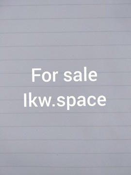 Sprzedam domenę lkw.space