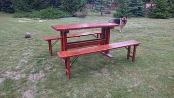 Stół drewniany +ławki