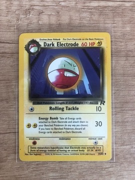 Dark Electrode  pokemon 34/82 team rocket karta