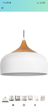 Lampa LED wisząca tomons w skandynawskim stylu