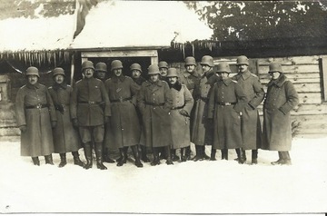 Landwehr-Reg. 21 oficerowie Gdańsk Danzig front