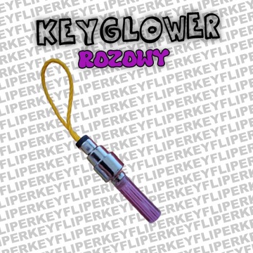 KEYGLOWER BRELOK LED DO KEYRAMBIT KOLOR RÓŻOWY