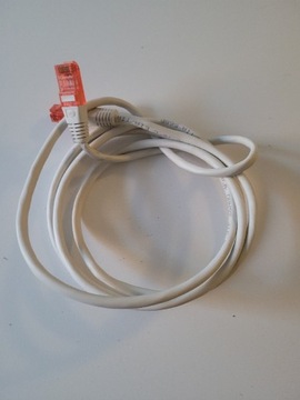 Kabel sieciowy do internetu 2m UTP CAT.5 26AWG