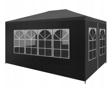 Namiot imprezowy, 3 x 4 m, antracytowy, pwilon
