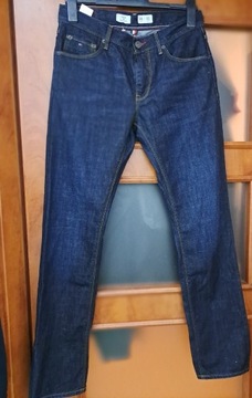 spodnie jeans Tommy Hilfiger  30/32, granatowe