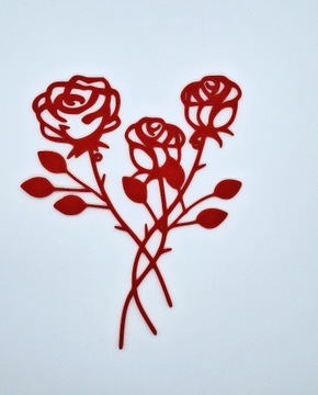 Róże, 2D, Dzień Kobiet, Walentynki, dekoracja