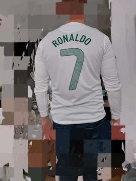 Koszulka Ronaldo nr 7 Portugalii roz M