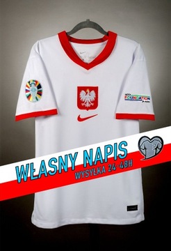 Koszulka reprezentacji Euro 2024 WŁASNY NAPIS Wysyłka z polski 24-48h 