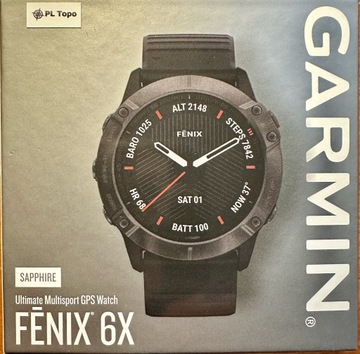 Garmin Fenix 6 X Sapphire Carbon Gray