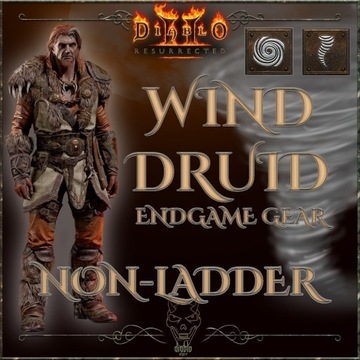 Diablo 2 Resurrected Zestaw Wind Druid Tornado D2R